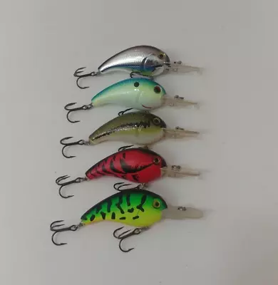 (5) Academy H2O Xpress 2  Crankbait Fishing Lures Lot Of 5 • $14.99