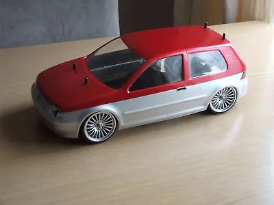 Kamtec Golf MK4 V5 GTi 1:10 RC Car Body Shell £18.99 Tamiya Repro LEXAN  • $24.58