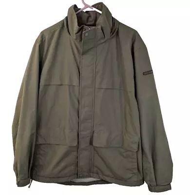 Eddie Bauer Men's Weather Edge Rain Jacket Green Size M • $30