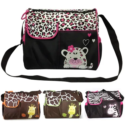 Waterproof Baby Diaper Nappy Mummy Changing Handbag Shoulder Bag With Mat Travel • £14.99