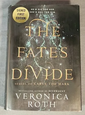 *SIGNED/1st Edit* The Fates Divide Veronica Roth 2018 DJ/G- HC/VG • $17.44