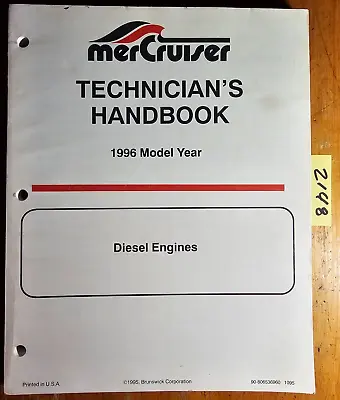 MerCruiser Mercury 1996 D3.0L/150 D3.6L/180 D4.2L/220 D7.3L/270 Diesel Manual • $30