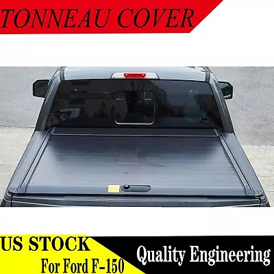 Tonneau Cover 5.5ft Truck Bed Retractable For Ford 2010-22 F-150 Waterproof Hard • $625.36