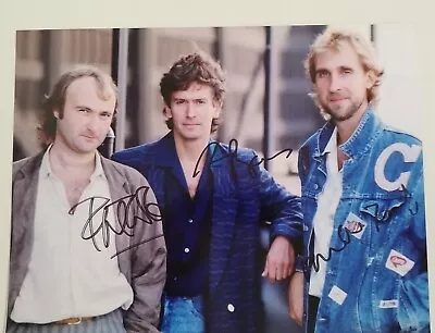 £87.14 • Buy GENESIS FULLY SIGNED PHOTO 20x15 PHIL COLLINS BANKS RUTHERFORD WITH COA RARE