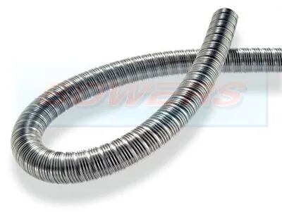 EBERSPACHER/WEBASTO HEATER 22mm STAINLESS STEEL FLEXIBLE EXHAUST **PER METER** • £17.39