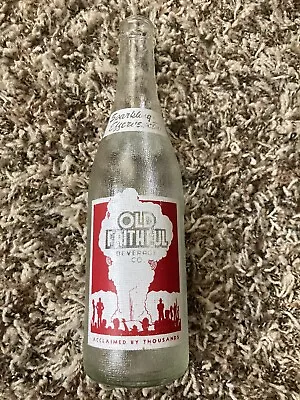 $42 • Buy Old Faithful ACL Soda Pop Bottle Yellowstone Park Geyser Idaho Falls
