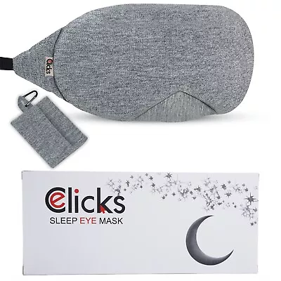 $14.99 • Buy Pure Cotton Sleep Eye Mask EyeShade Blindfold Eye Cover Light Shade Travel Relax