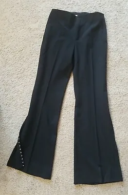 Vintage Vertigo Paris Women’s Black Dress Pants Size S Made In France -NEW-  • $28.80