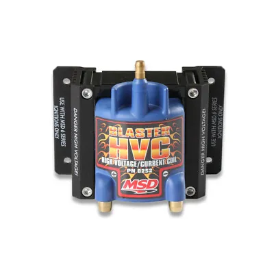 MSD Ignition Coil 8252; Blaster HVC Blue 42000 Volts E-Core HEI (Male) • $208.52