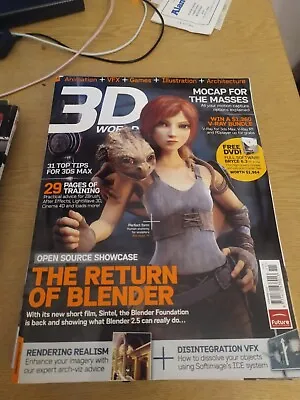 3D World Magazine #135 November 2010 With CD Return Of Blender - B163 • £2.99