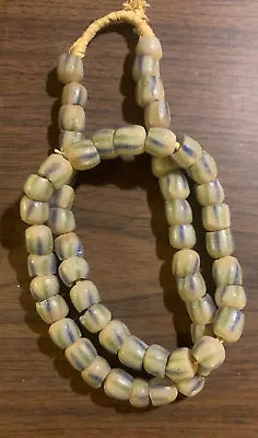 Vintage African Glass Beads - Trade Bead Necklace - Ghana Powder Glass Strand • $12