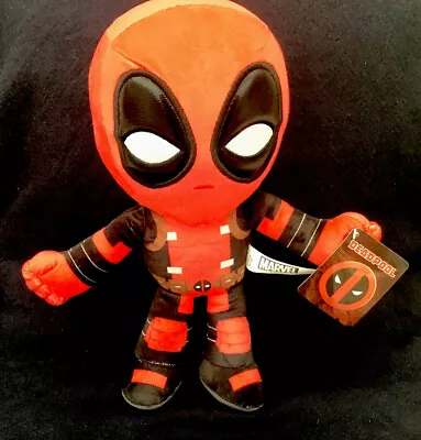 MARVEL DEADPOOL Hero Soft Stuffed Toy Deadpool Plush 12” BNWT • £7.50