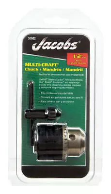 Jacobs 1/2 In. Drill Chuck 1/2 In. 3-Flat Shank • $18.95