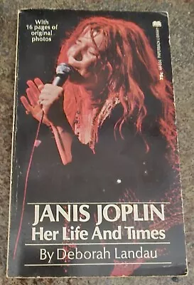 Rare JANIS JOPLIN Her Life And Times PAPERBACK Book FIRST PRINTING April 1971 • $23.99