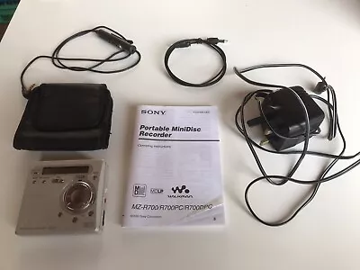 Vintage Sony Walkman  MZ-R55 Personal Minidisc Recorder Player  MD Mini Disc • £50