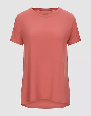 $165 Majestic Paris Women's Pink Short-Sleeve Tee Crew-Neck T-Shirt Top Size 3/M • $45.98