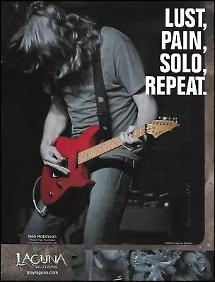 $4.46 • Buy Ben Robinson (guitarist) Laguna Electric Guitar Advertisement 2010 Ad Print