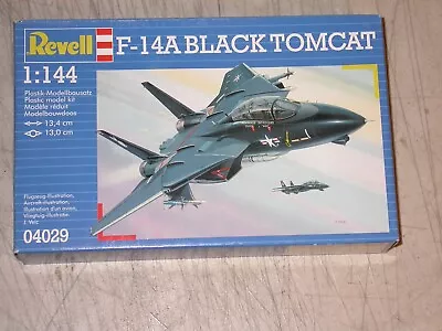 Revell 1/144 04029 F-14A Black Tomcat Military Jet Fighter Aircraft Model Kit • $14.99