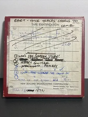 7  Reel To Reel Tape BBC New Zealand Wind In The Willow Transcript • £10