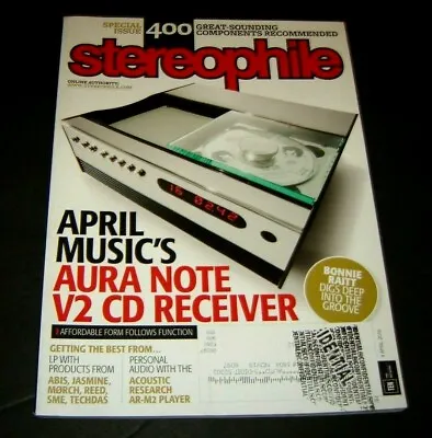 $7.99 • Buy Stereophile Magazine April 2016 V2 CD Receiver - Bonnie Raitt 