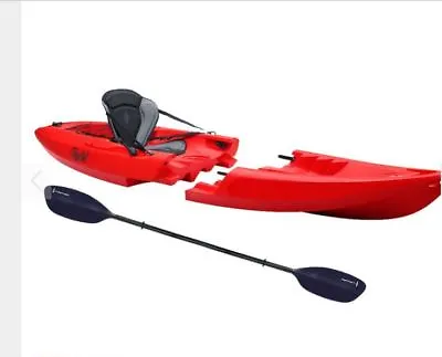 $1088 • Buy Sit-On-Top KAYAK 2-pieces Modular Take-Apart Solo 1 Seat Fishing Camping Point65