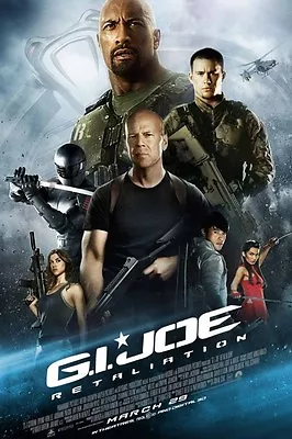 G.I. JOE RETALIATION - 27 X40  D/S Original Movie Poster One Sheet  The Rock • $24.99