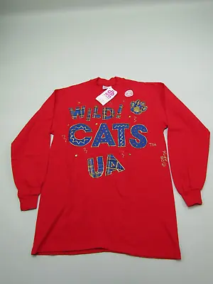 VTG Wildcats UA T-Shirt Adult Medium 38-40 Arizona Wildcats Handmade College NWT • $39.99