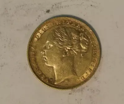 1878-M Sovereign Australia Gold Coin - Queen Victoria - .235 Oz. Gold • $582.11