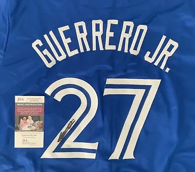 Vladimir Guerrero Jr. Signed Autographed Jersey Toronto Blue Jays COA - JSA • $89.95