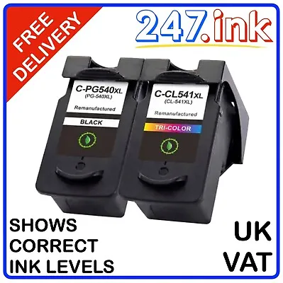 540XL 541XL Compatible Ink Cartridges For Canon MG4150 MG4250 Set (non-oem) • £40