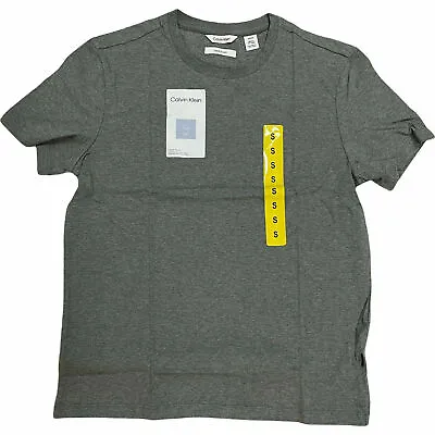 Calvin Klein Men's Cotton Crew Neck Breathable Liquid Touch T-shirt | E11 • $18.50