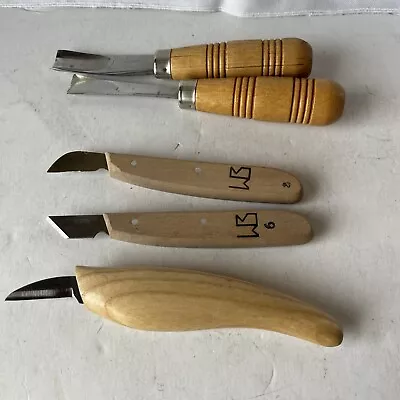 5 Wood Carving Hand Tools Chisels Mixed Lot • $9.50