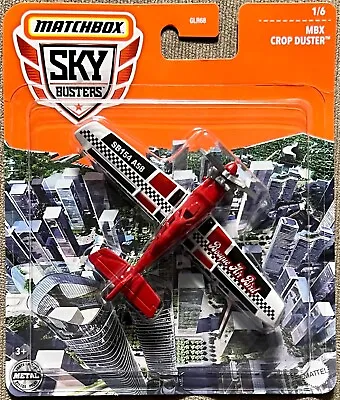 Matchbox 2022 Sky Busters #1/6 MBX Crop Duster #HFX60 1:64 Scale Diecast • $8.99