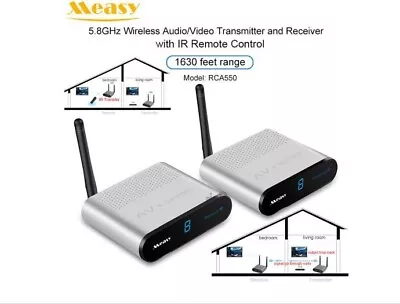 Measy AV550 With 1X Receiver 5.8GHz Wireless AV 1X Transmitter Kit IR Extender • £99.99