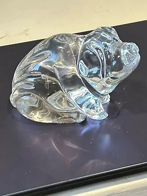 Vintage Heavy Waterford Crystal Piggie Paperweight • £20