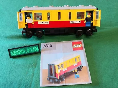 £156.23 • Buy LEGO® 12V 7815 Sleeping Car + OBA / Car (7727 7750 7755 7760 7820 7740 7819) M3