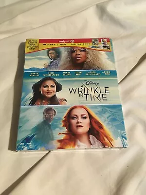 Disney's A Wrinkle In Time Blu-Ray/DVD/Digital Target Exclusive W/40 Page Book  • $5.50