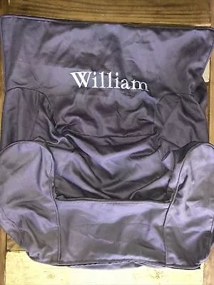 NWOT Pottery Barn Charcoal Gray My First Anywhere Chair Slipcover Mono William • $35