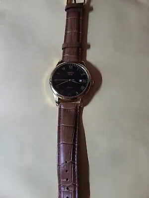 SKMEI Men Leather Watches Roman Numerals Dial Business Male Calendar Wristwatch • $15.98