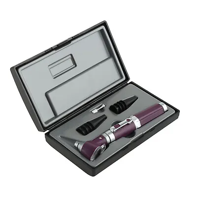 Otoscope Medical Professional Ear Care Tool Purple 3X Magnification Ear Scope • £34.55