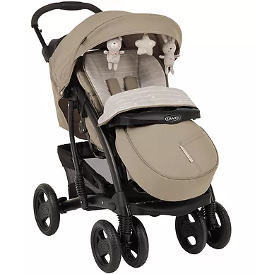 Graco Quattro Tour Deluxe Bear And Friends Travel System Single Seat Stroller • £110