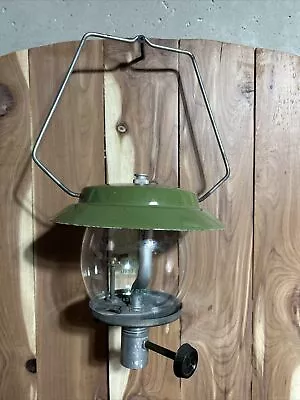 Vintage Bernz O Matic Porta Light Lantern With PYREX Globe USA Good Condition • $28.93