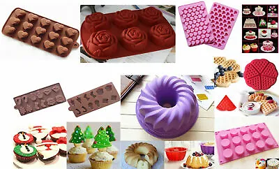 Baking Silicone Fondant Cake Mold Decorating Chocolate Mould Sugarcraft Tool DIY • £4.45