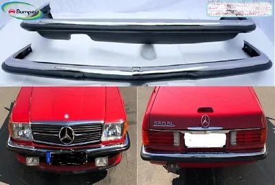 Mercedes Benz R107 C107 W107 Euro Bumper Conversion Kit With Hardware New • $1299