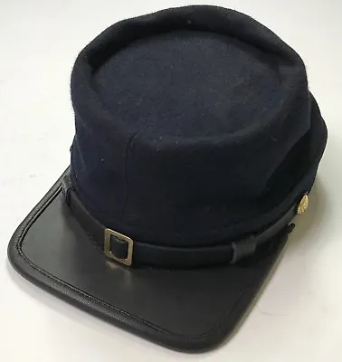 Civil War Us Union Infantry Navy Blue Wool Kepi Forage Cap Hat-large • $33.56