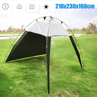 Easy Up Beach Tent Instant Sun Shelter Canopy Outdoor Umbrella Sun Shade Tent • £14