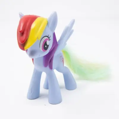 My Little Pony Rainbow Dash PVC Mini Figure 2016 Brushable Tail 3  MLP McDonalds • $1.95