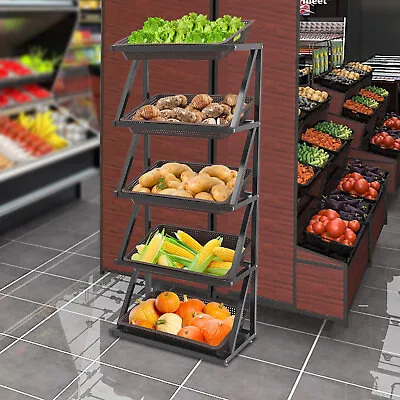 NEW Market Retail Display Rack Shelf Merchandiser Fruit Vegetable Snack Baskets • $138.63