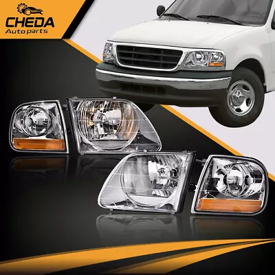 Lightning Style Headlights & Corner Parking Lights Fit For F150 Expedition New • $54.84