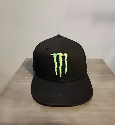 Monster Energy New Era 9Fifty Athlete Snapback Hat Cap Rare.  Logo Front/Back! • $29.99